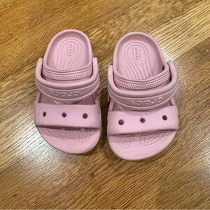 Crocs Kids Pink Sandals Sz 6c